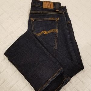 Mens Authentic Slim Fit Nudie Jeans 34x32